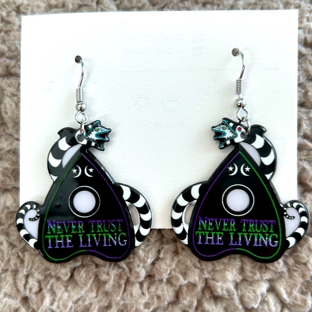 New BeetleJuice Earrings